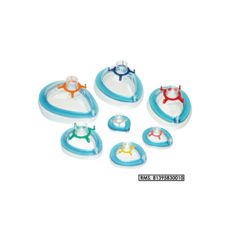 Máscara de Anestesia com Coxim e Almofada Macia - Tam. 0 a 6